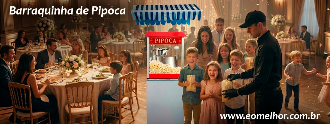 Locação de Barraquinha de Pipoca Salgada